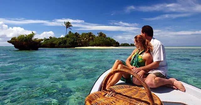 cruising in a private boat